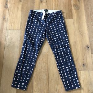 J. Crew NWT Minnie Pants in Navy - Size 2